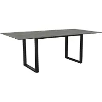 Stern Kufentisch Aluminium/Silverstar
