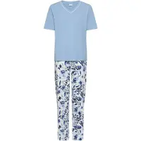 LASCANA Pyjama Set, 2 mit bedruckter Hose