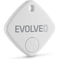 Evolveo TrackTag, Bluetooth-Ortungsgerät mit Apple Find My Funktion, weiß