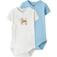 Name it Body k/ä - NbmVaction - 2er-Pack - Airy Blue/Cloud danci - - 1½ Jahre (86) - Body K/Ä