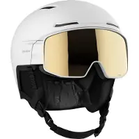 Salomon Herren Helm HELMET DRIVER PRO SIGMA white/Sol BB