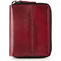 Greenburry Kartenetui Destressed Card Case RFID Deep Red dunkelrot
