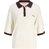 JJXX Poloshirt JXVilda in ecru mocca - 0001 | Gr.: L