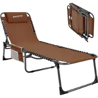 Famanu Sonnenliege für Garten, Terrasse und Balkon - Deluxe