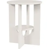 Vicco Couchtisch Vareo Weiß 40 x 40 cm, Model 57910