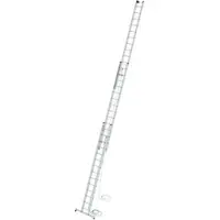 Proregal Sprossen-Seilzugleiter 3-teilig mit nivello-Traverse 3x14 Sprossen
