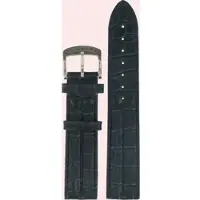 Certina - Leder Ds Courage Lederband Blau 19/18mm C600011801 - alligator-prägung,blau,kalb