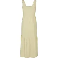 Urban Classics modisches Damen Kleid 180 g/m² mit Baumwolle Pastell-Gelb