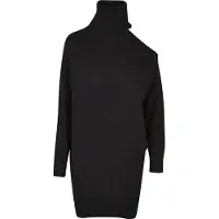 Urban Classics One Shoulder Knit Langärmliges Kurzes Kleid