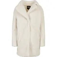 Urban Classics Damen Jacke Ladies Oversized Sherpa Coat whitesand M