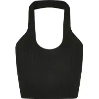 Urban Classics Rib Knit Crossed Neckholder Ärmelloses Oberteil