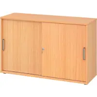 Bümö Schiebetürenschrank office - 2 Ordnerhöhen