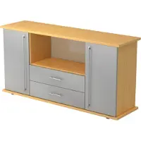 Bümö office Sideboard mit 2 Schübe & 2 Türen