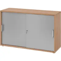 Bümö Schiebetürenschrank office - 2 Ordnerhöhen