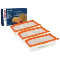 Bosch 3x Luftfilter F 026 400 343 für Dacia Renault Duster Lodgy Sandero II Clio IV