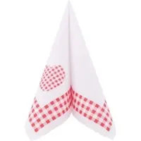 APARTina Tissue Serviette Landhaus in Rot, 33 x 33 cm, 100 Stück -