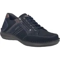 Josef seibel NEW ANVERS 87 Herrenschuhe - bequeme Schnür Halbschuhe blau NEU