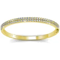 MYC Paris Glamour Armbänder - Gold und Kristall