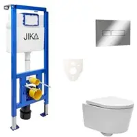 SAT Jika Wand-WC Set für Vorwandmontage + Brevis WC SIKOJSW2