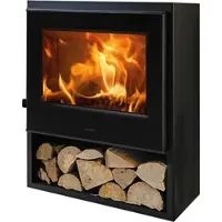Panadero Kaminofen »Borneo-S«, schwarzmetallic, Stahl, 6,7 kW