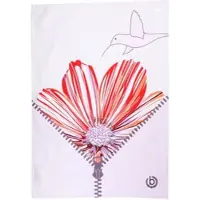 Bugatti Geschirrtuch "Zip & Surprise", bunt (flieder, rot, bunt), B:50cm L:70cm, 100% Baumwolle, Geschirrtücher, Geschirrtuch