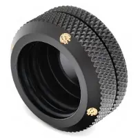 Bitspower Multi-Link Adapter Anschluss gerade G1/4 Zoll AG auf 16mm AD Hardtube - carbon schwarz