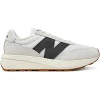 New Balance 370 Wildleder-Sneaker, Weiß 41.5 EU