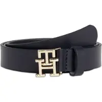 Tommy Hilfiger Ledergürtel "TH LOGO 2,5 cm breit" mit Monogramm-Schließe