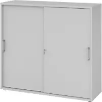 Bümö Schiebetürenschrank office - 3 Ordnerhöhen