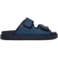 Tommy Hilfiger Pantoletten Double Strap Denim Sandal FW0FW09123 Blau 37