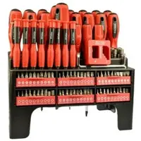 Alpha Tools RED TOOLS Schraubendreher- & XXL Bit-Set 101tlg.