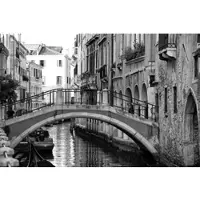 Papermoon Fototapete "Venedig Brücke", bunt, B:3m L:2,23m, Vlies, Tapeten, Fototapete