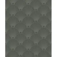 Superfresco Vliestapete "Weona" aufgeschäumt Grün - 10mx52cm