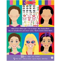 Melissa & Doug Make-a-Face Stickerbuch
