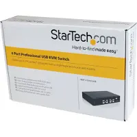 StarTech.com 4 Port Vga Usb Kvm Switch With Dockingstation