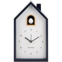Karlsson - Wecker Modern Cuckoo - Blau - 12x6x20cm