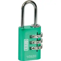 Kasp K10520GRED Hængelås 20 mm Grøn Kombinationslås