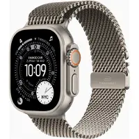Apple Watch Ultra 3 Smartwatch 49mm Natural/Milanese S meww4, 1.98
