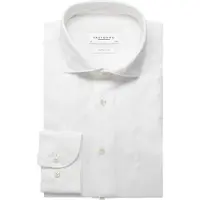 Profuomo Herren Hemden Cotton Linen - Wit - Größe 45