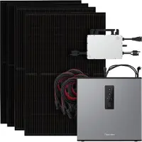 Offgridtec 1800W Balkonkraftwerk mit Hoymiles 2.24 kWh MS-A2 Speicher HMS-1600-4T - 0% MwST. (Angebot gemäß §12 USt Gesetz.)