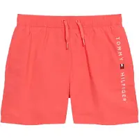 Tommy Hilfiger Boys Medium Drawstring Swim Trunk Coral Crush Größe: 12-14 | Bademode Outlet | Unisex | Orange
