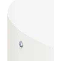 vidaXL Pflanzenring Weiß 40 x 40 x 20 cm Kaltgewalzter Stahl