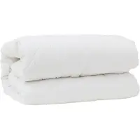 vidaXL Bettdecken Set 3 pcs Weiß Mikrofaser und Daunenfedern