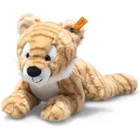 Steiff Kuscheltier Soft Cuddly Friends Tiger Toni liegend Beige (30 cm)