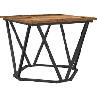 vidaXL Couchtisch 3 stk. Altholz 50 x 50 x 40 cm
