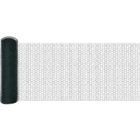 vidaXL Geschweißter Drahtzaun 10 x 0,4 m PVC-beschichteter Stahl Grün