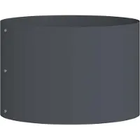 vidaXL Pflanzenring Anthrazit 30 x 30 x 20 cm Kaltgewalzter Stahl