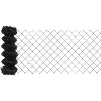 vidaXL Maschendrahtzaun 10 x 0,6 m Stahl Grau