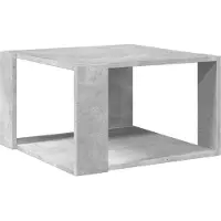 vidaXL Couchtisch Betongrau 51,5x51,5x30 cm Holzwerkstoff