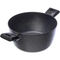 Moneta Etnea, 2,6 l, Rund, Schwarz, Aluminium, Artech Stone, Schwarz